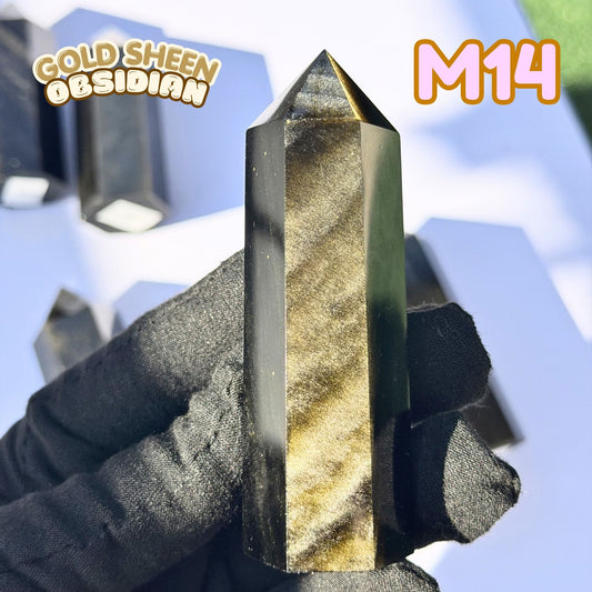 Gold Sheen Obsidian Tower | M14
