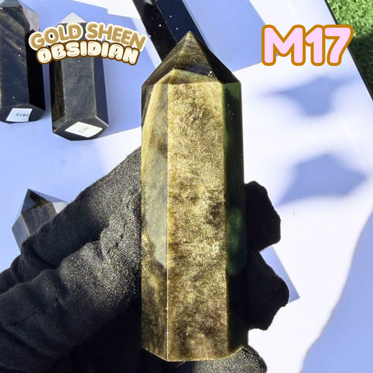 Gold Sheen Obsidian Tower | M17