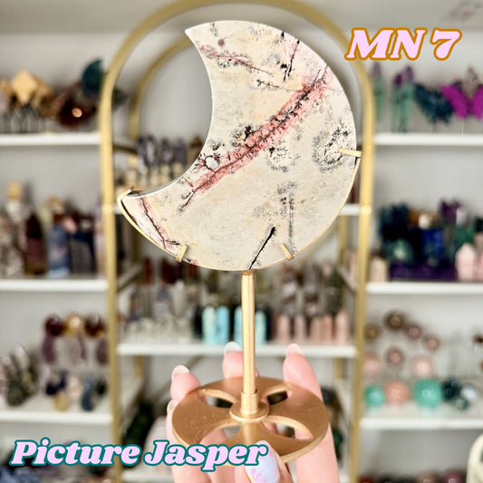 Picture Jasper Moon on Stand | MN7