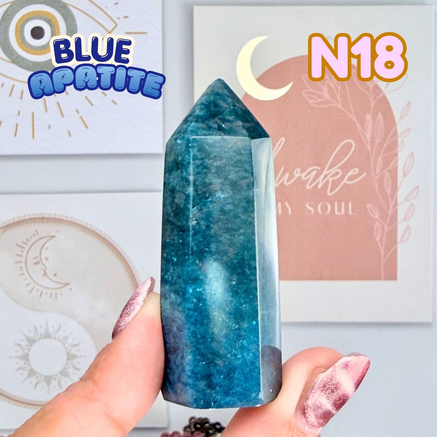 Blue Apatite Tower | N18