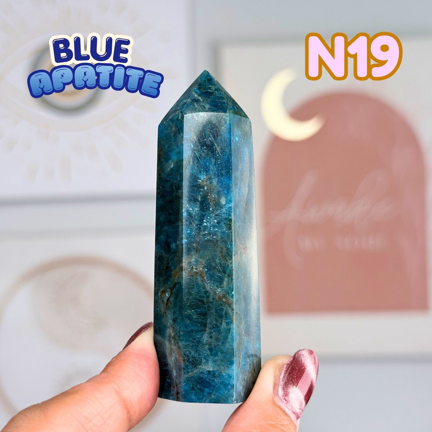 Blue Apatite Tower | N19