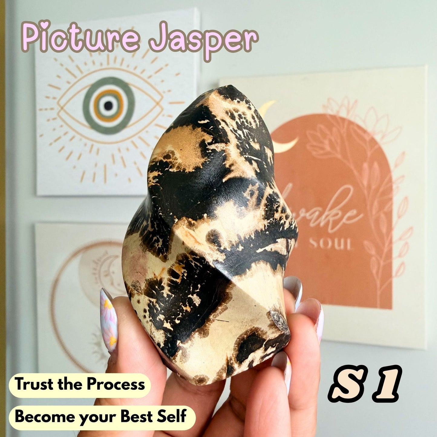 Picture Jasper Small Torch Flame | S1