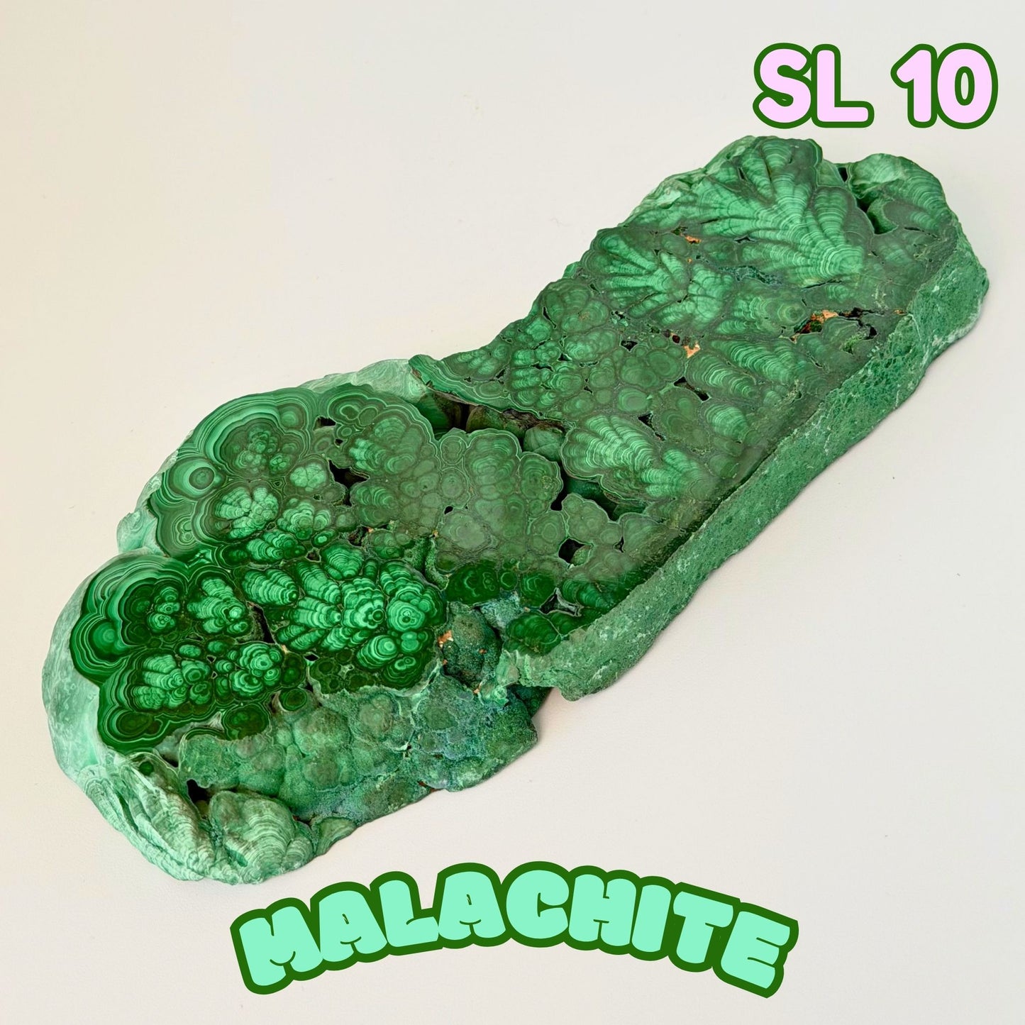 Natural Congo Malachite Slab | SL 10