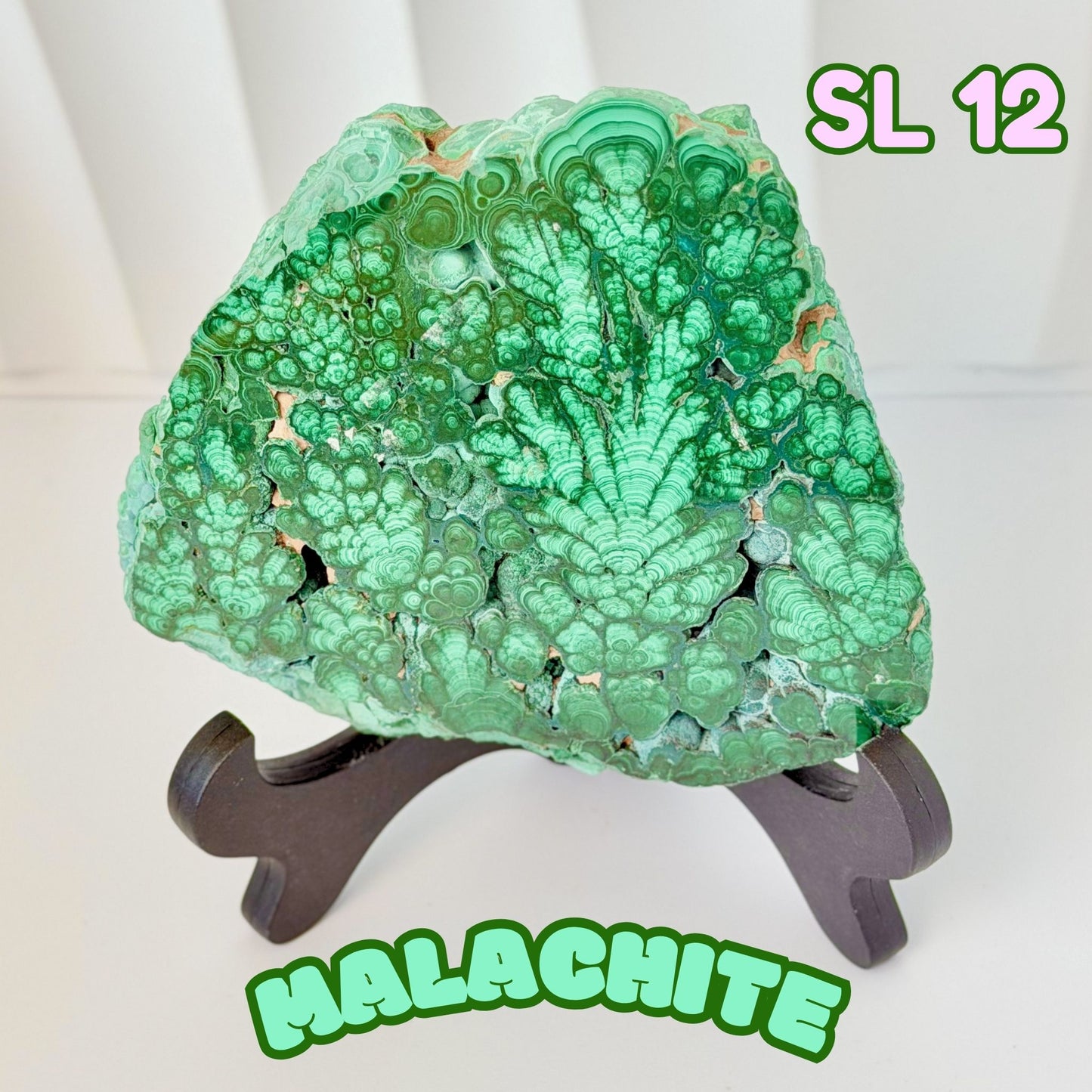 Natural Congo Malachite Slab | SL 12