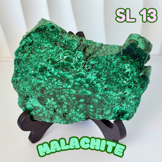 Natural Congo Malachite Slab | SL 13