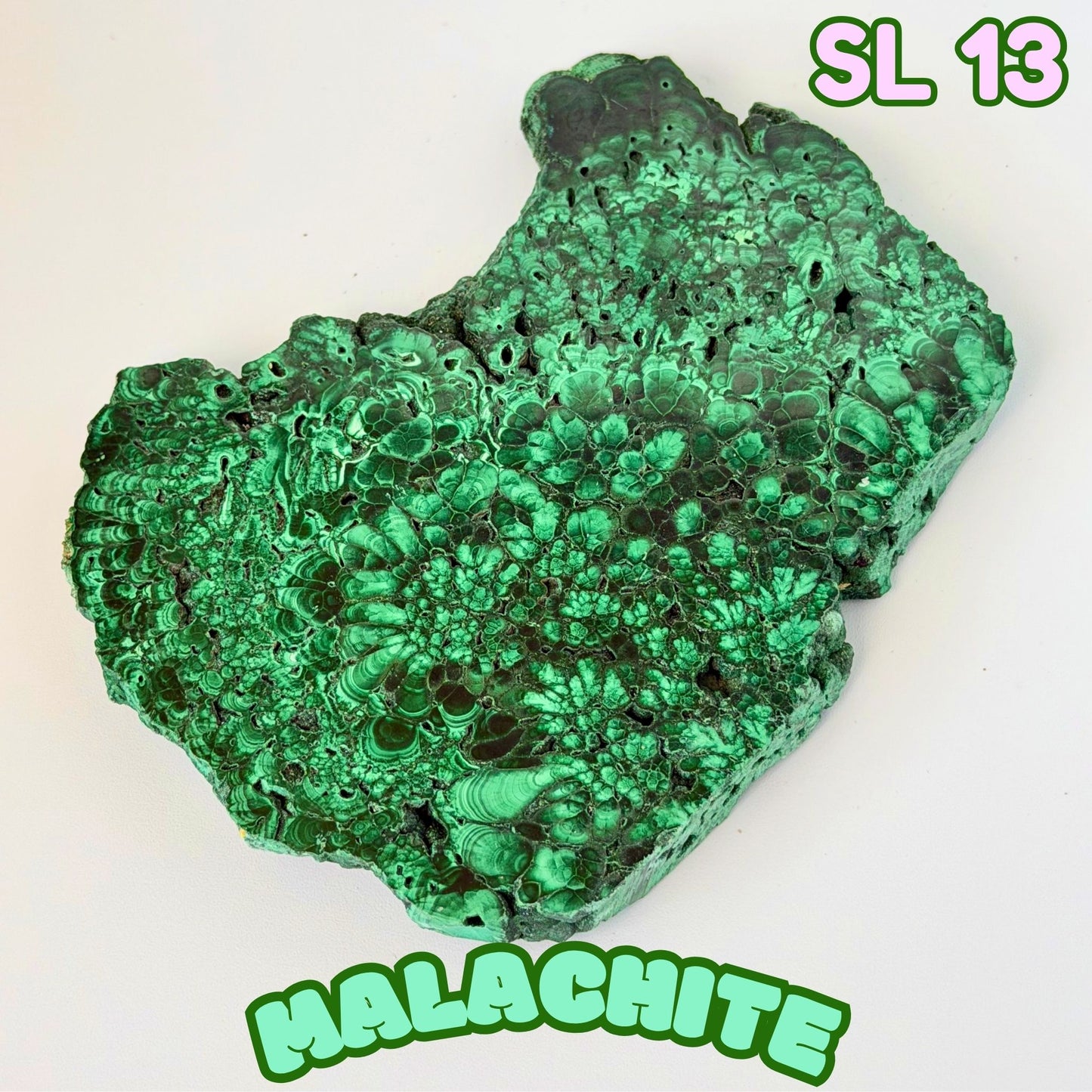 Natural Congo Malachite Slab | SL 13