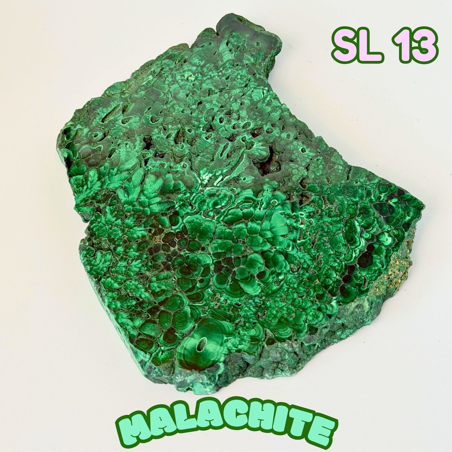Natural Congo Malachite Slab | SL 13