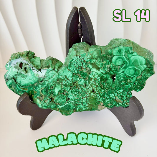 Natural Congo Malachite Slab | SL 14