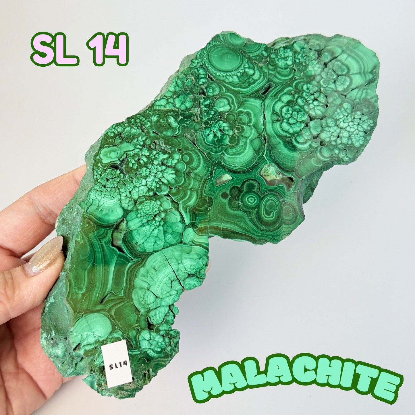 Natural Congo Malachite Slab | SL 14