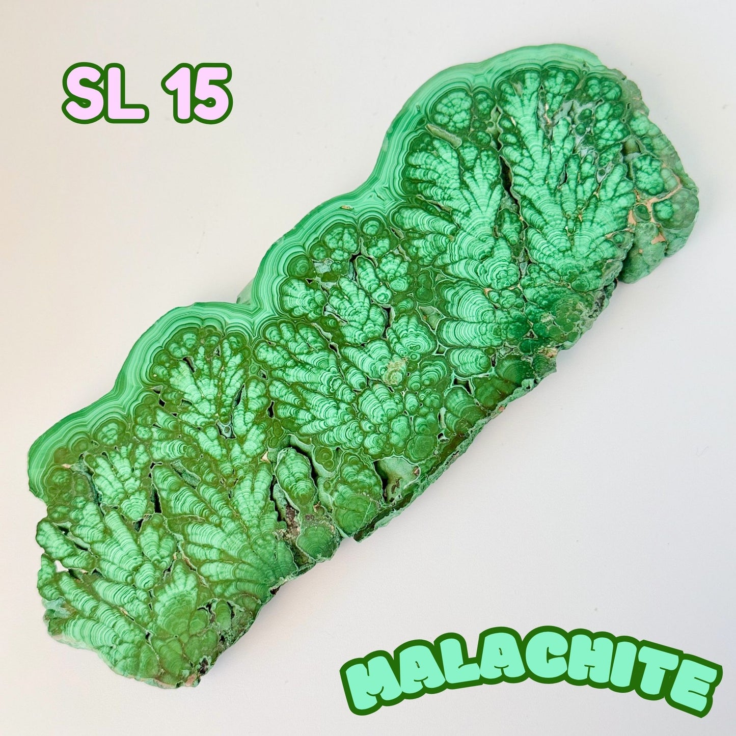 Natural Congo Malachite Slab | SL 15