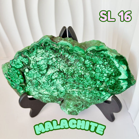 Natural Congo Malachite Slab | SL 16