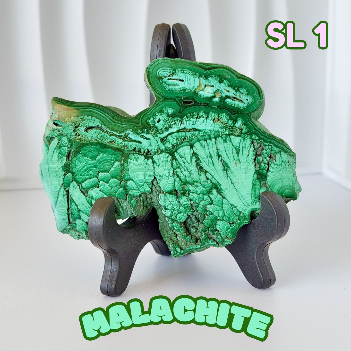 Natural Congo Malachite Slab | SL 1