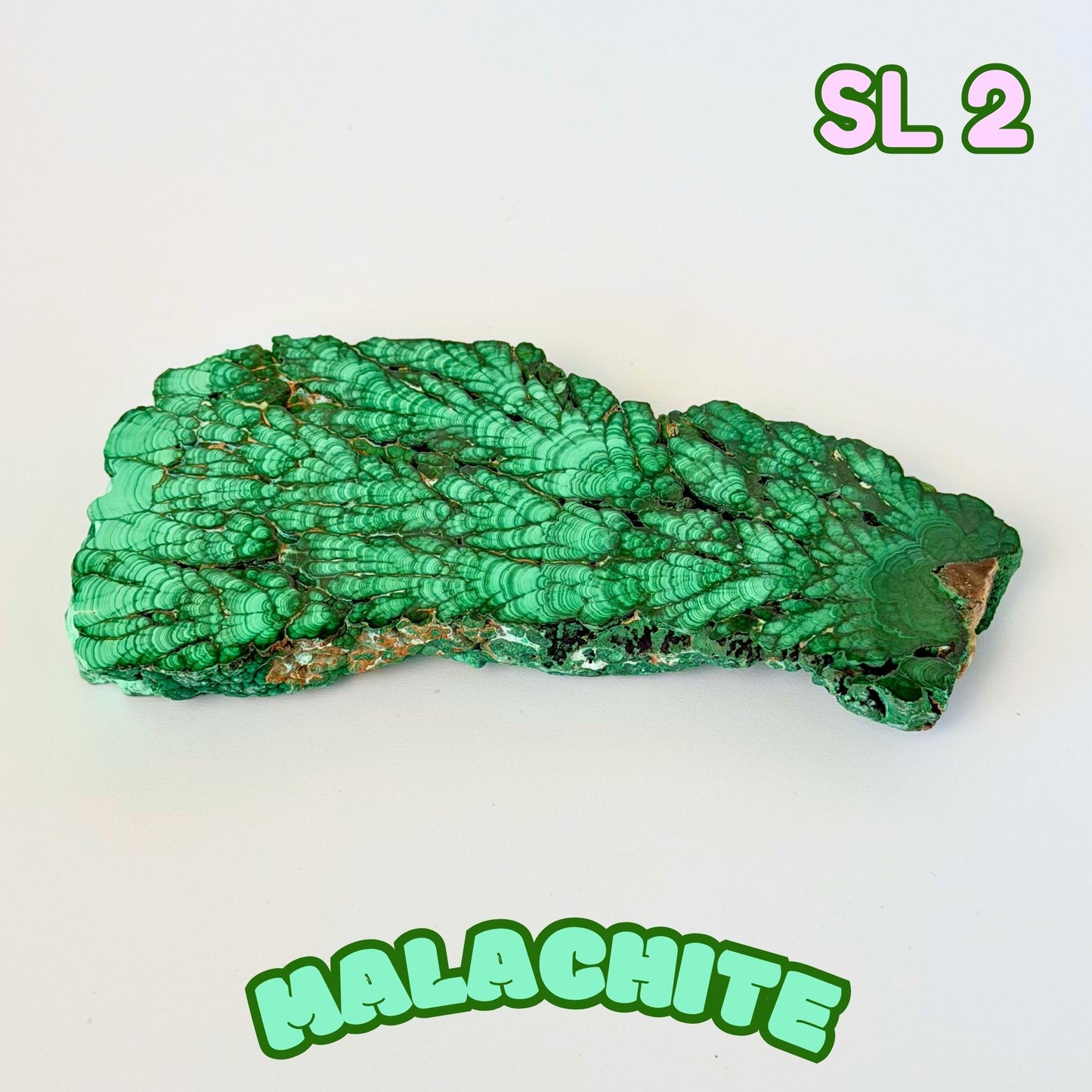 Natural Congo Malachite Slab | SL 2