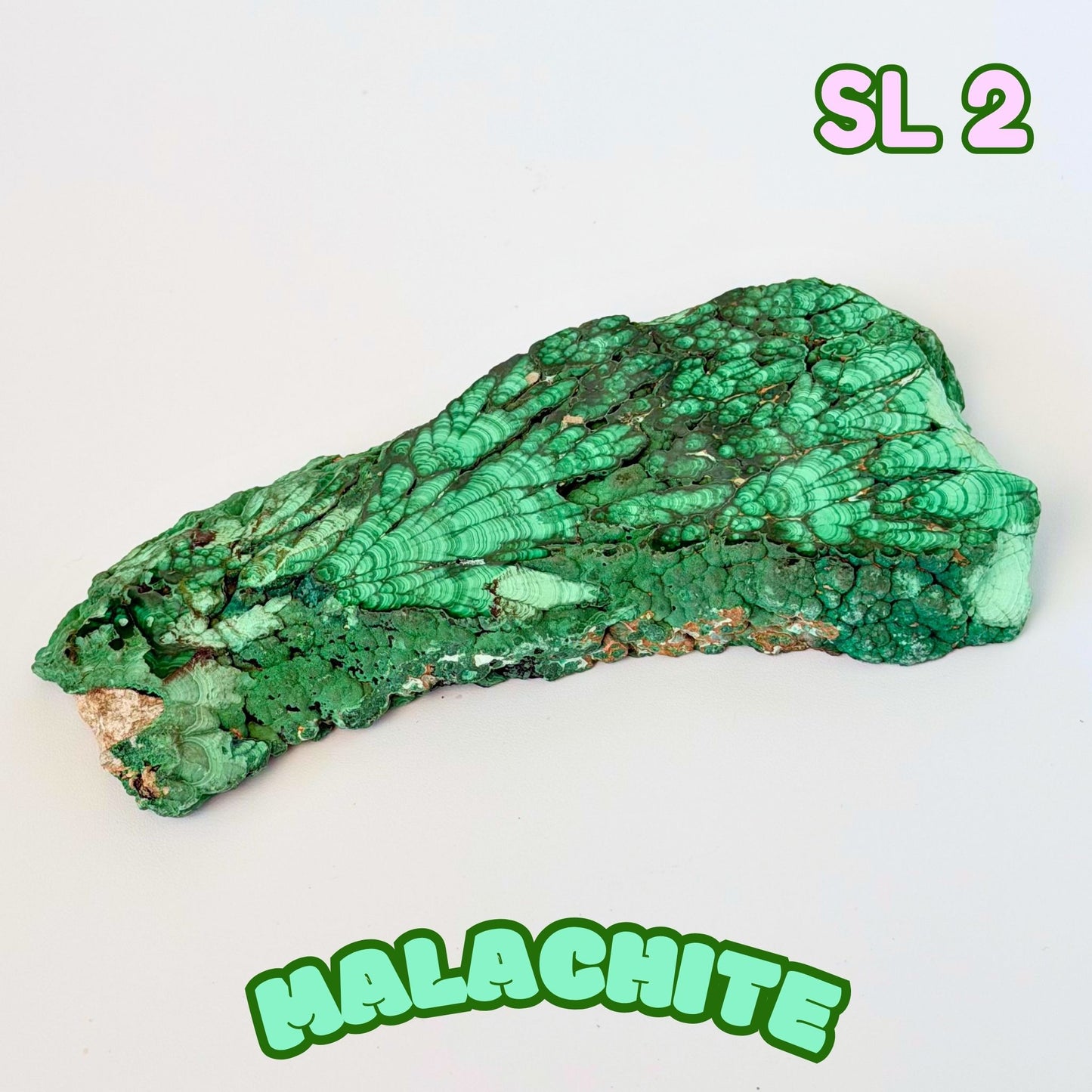 Natural Congo Malachite Slab | SL 2