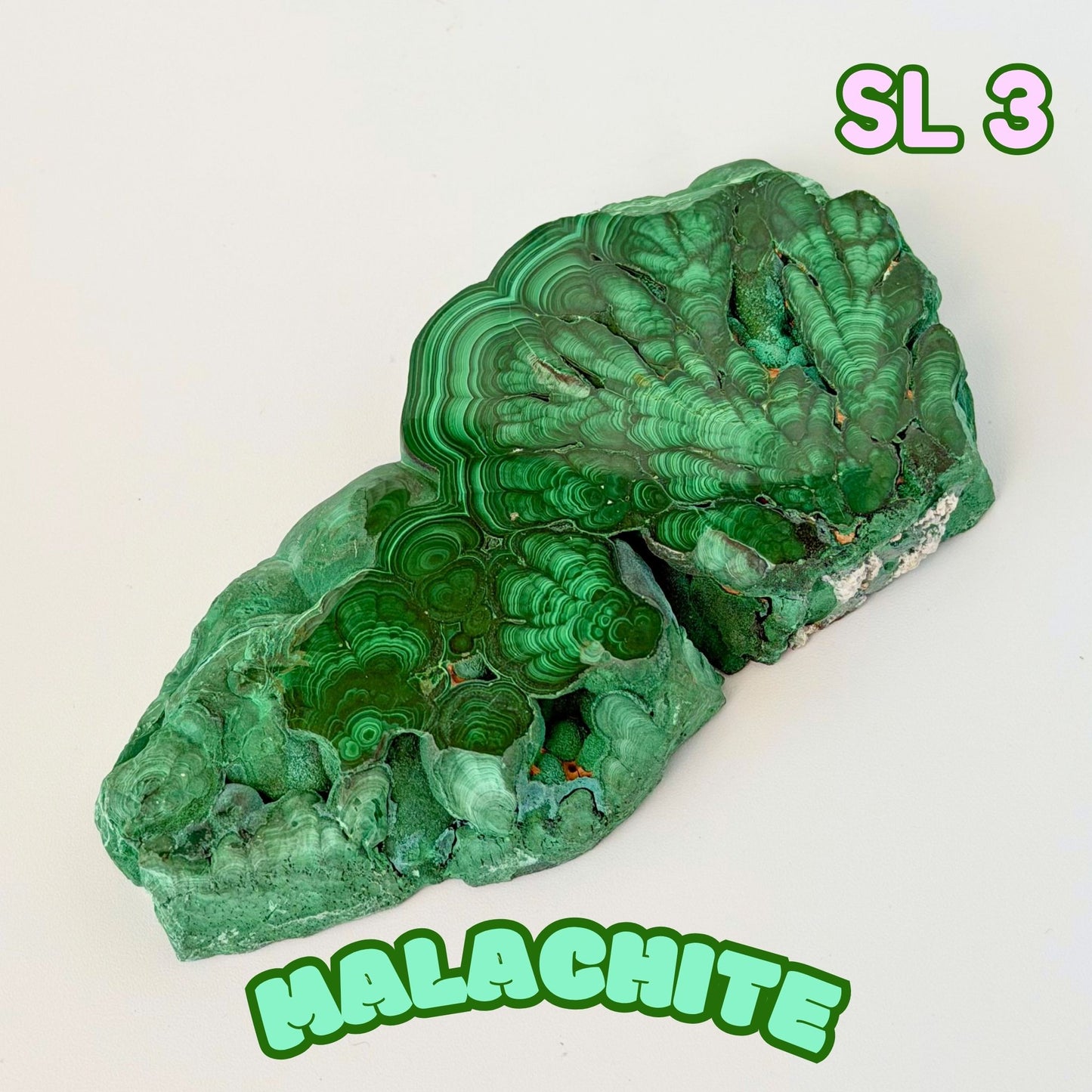Natural Congo Malachite Slab | SL 3
