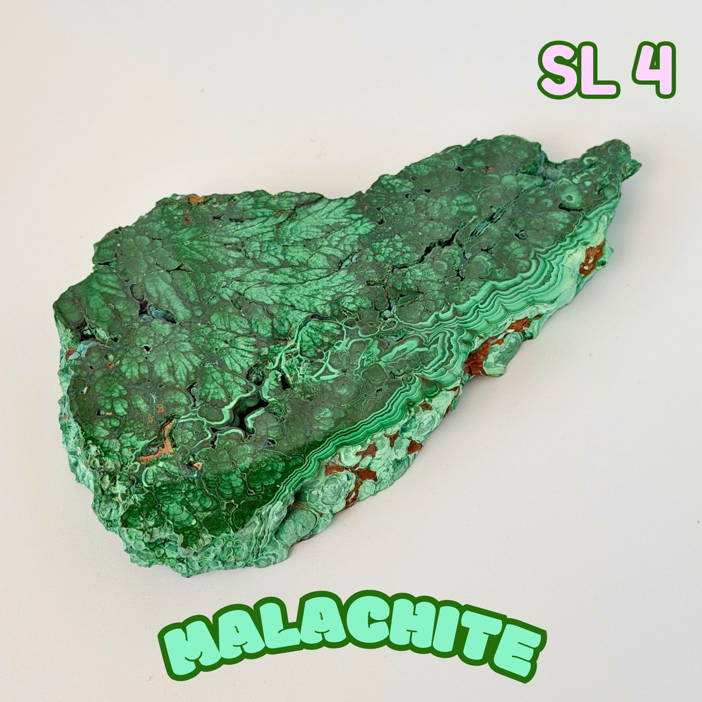 Natural Congo Malachite Slab | SL 4