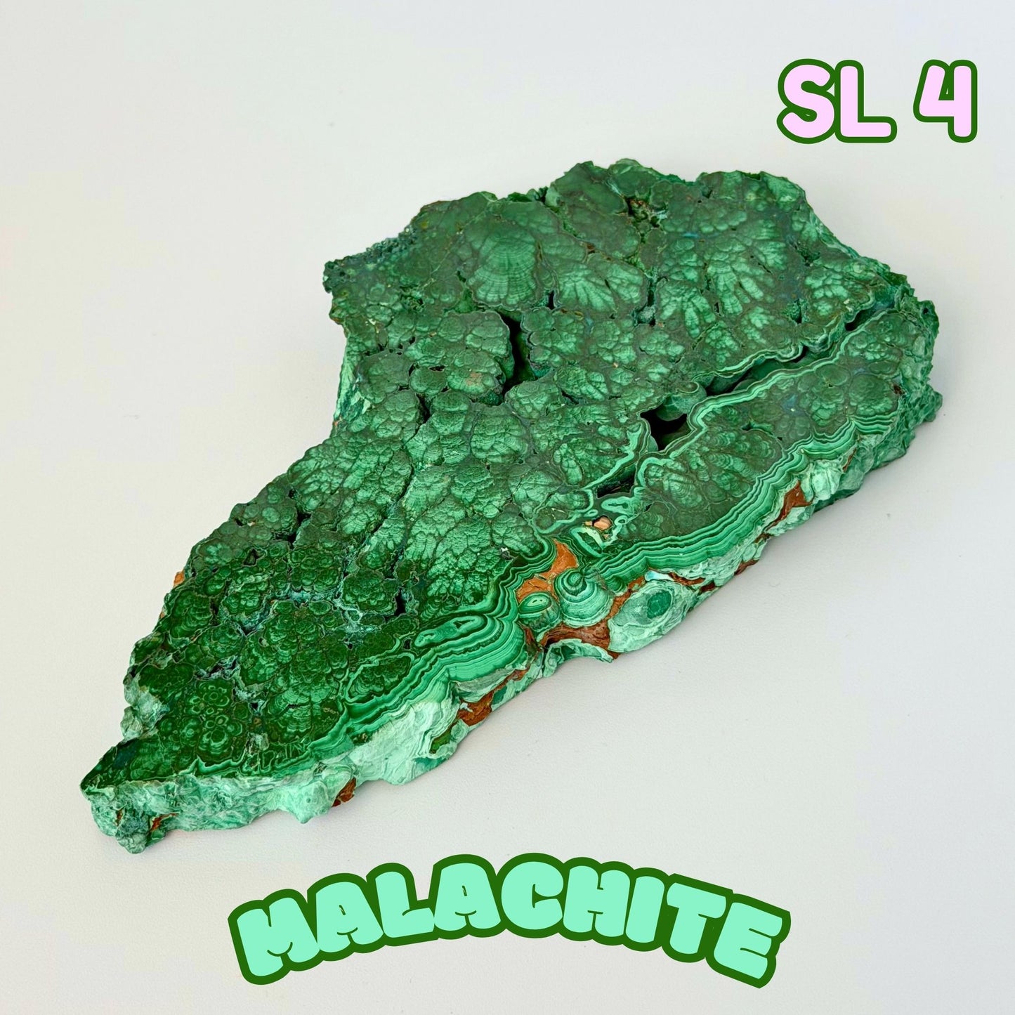 Natural Congo Malachite Slab | SL 4