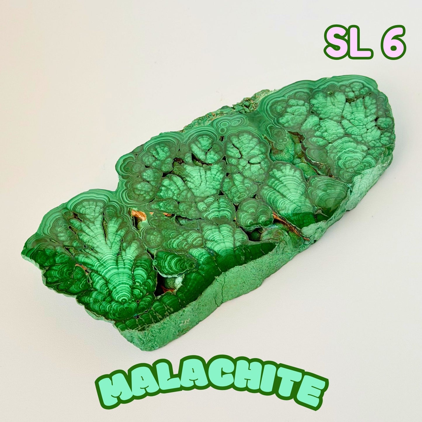 Natural Congo Malachite Slab | SL 6