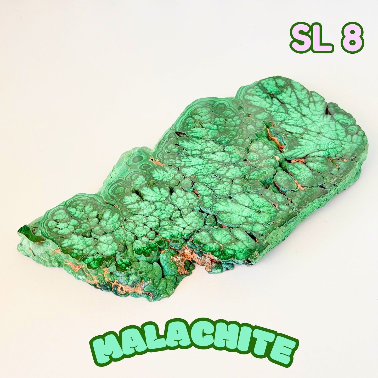 Natural Congo Malachite Slab | SL 8