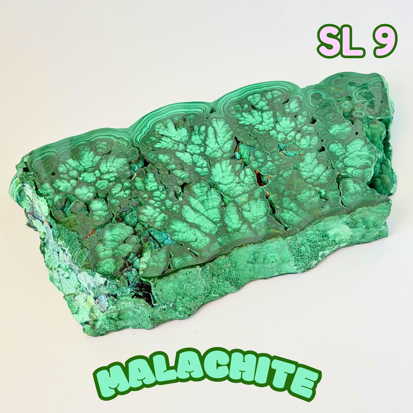 Natural Congo Malachite Slab | SL 9