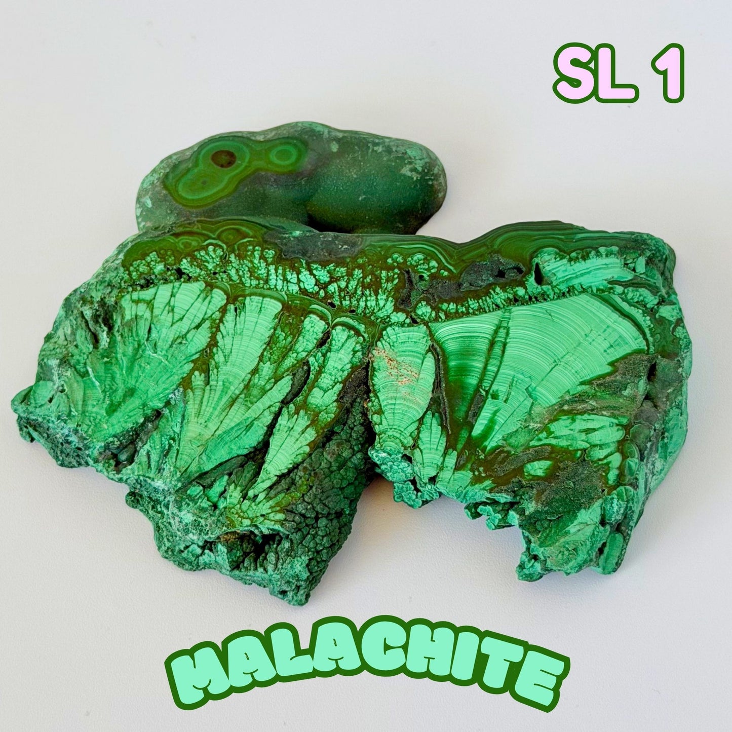 Natural Congo Malachite Slab | SL 1