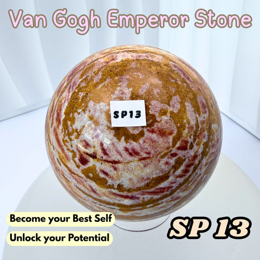 Van Gogh Emperor Stone Sphere | SP13