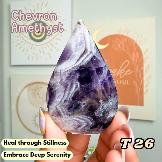 Dream Amethyst Small Flame Freeform T26