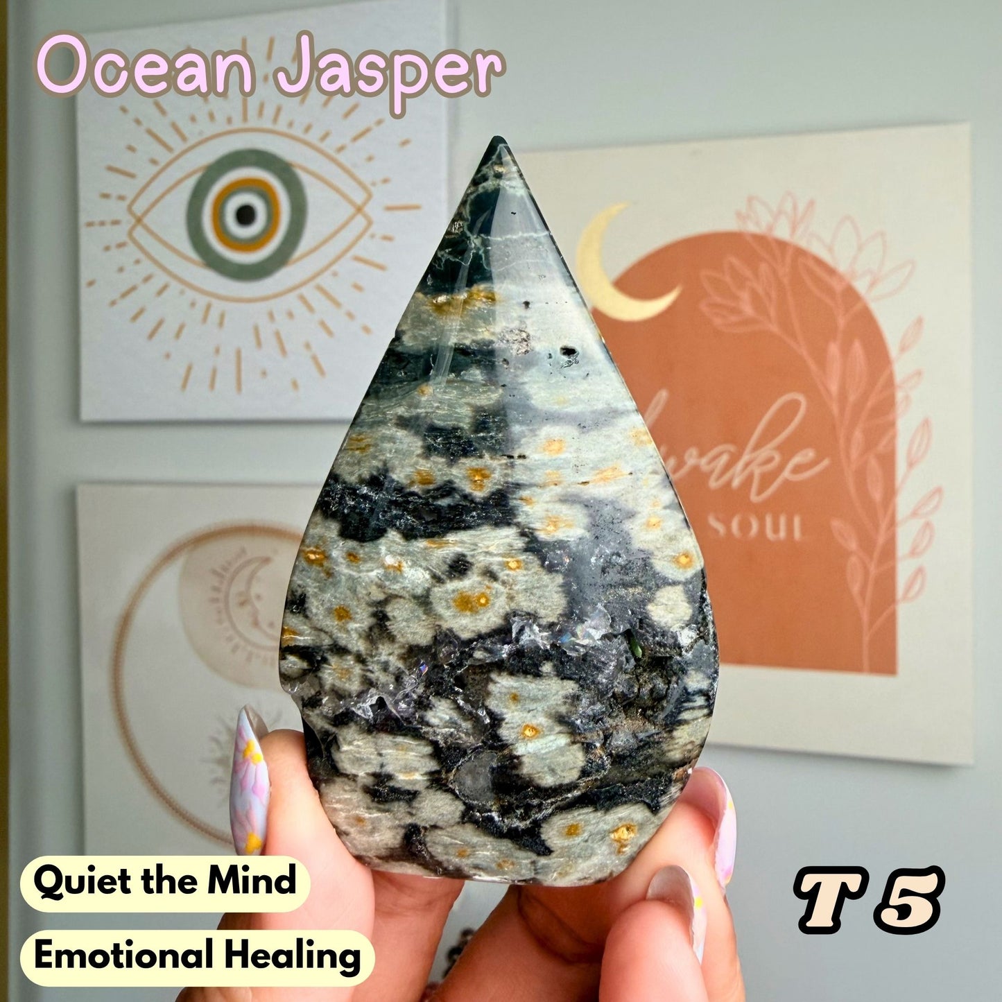 Ocean Jasper Flame Freeform | T5