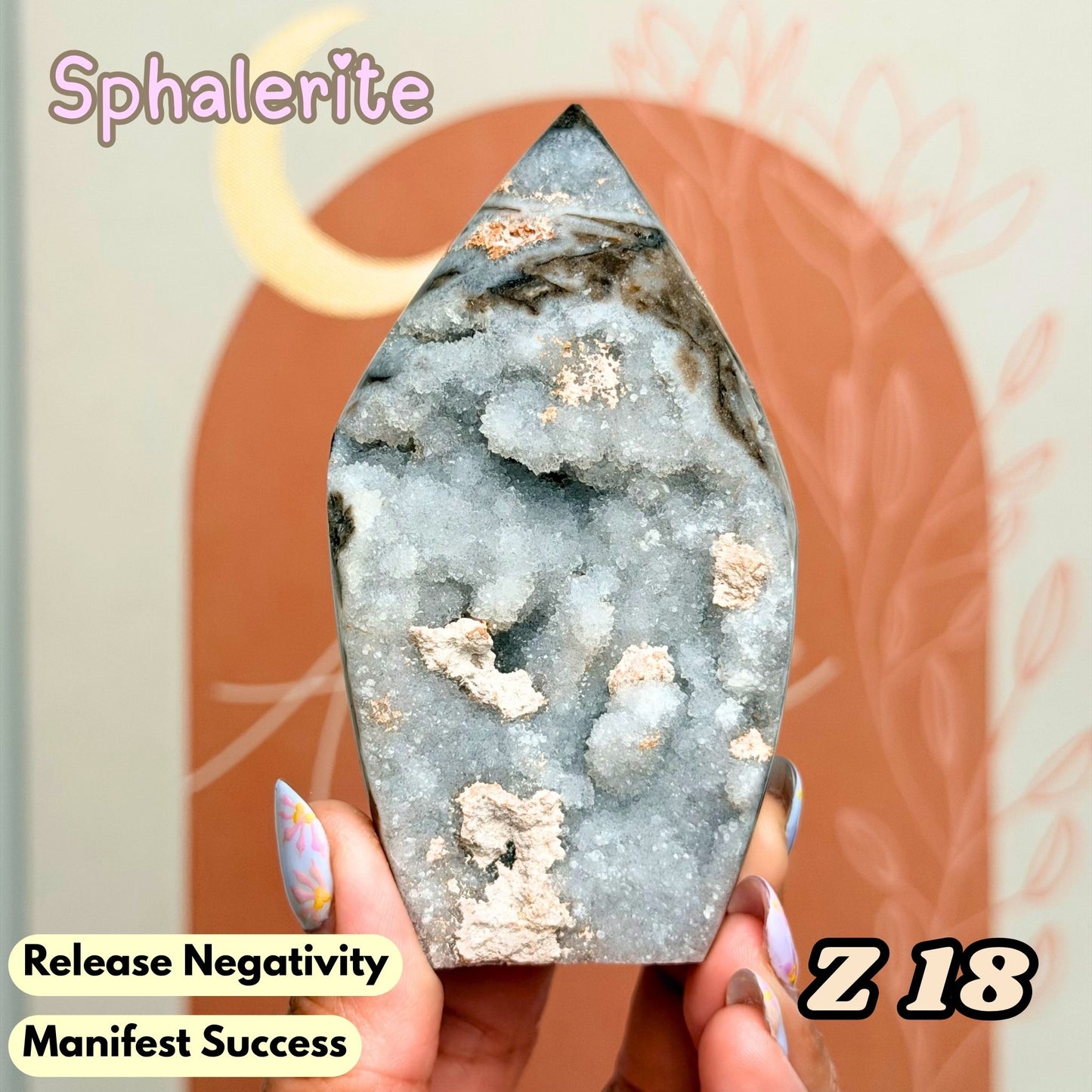 Druzy Sphalerite Flame Freeform | Z18