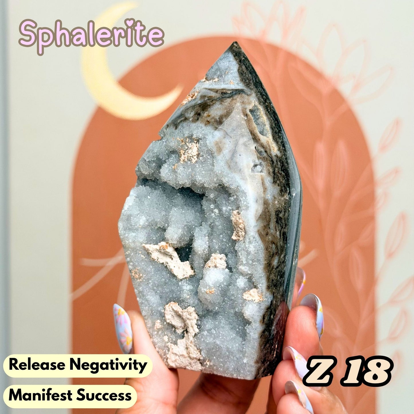 Druzy Sphalerite Flame Freeform | Z18