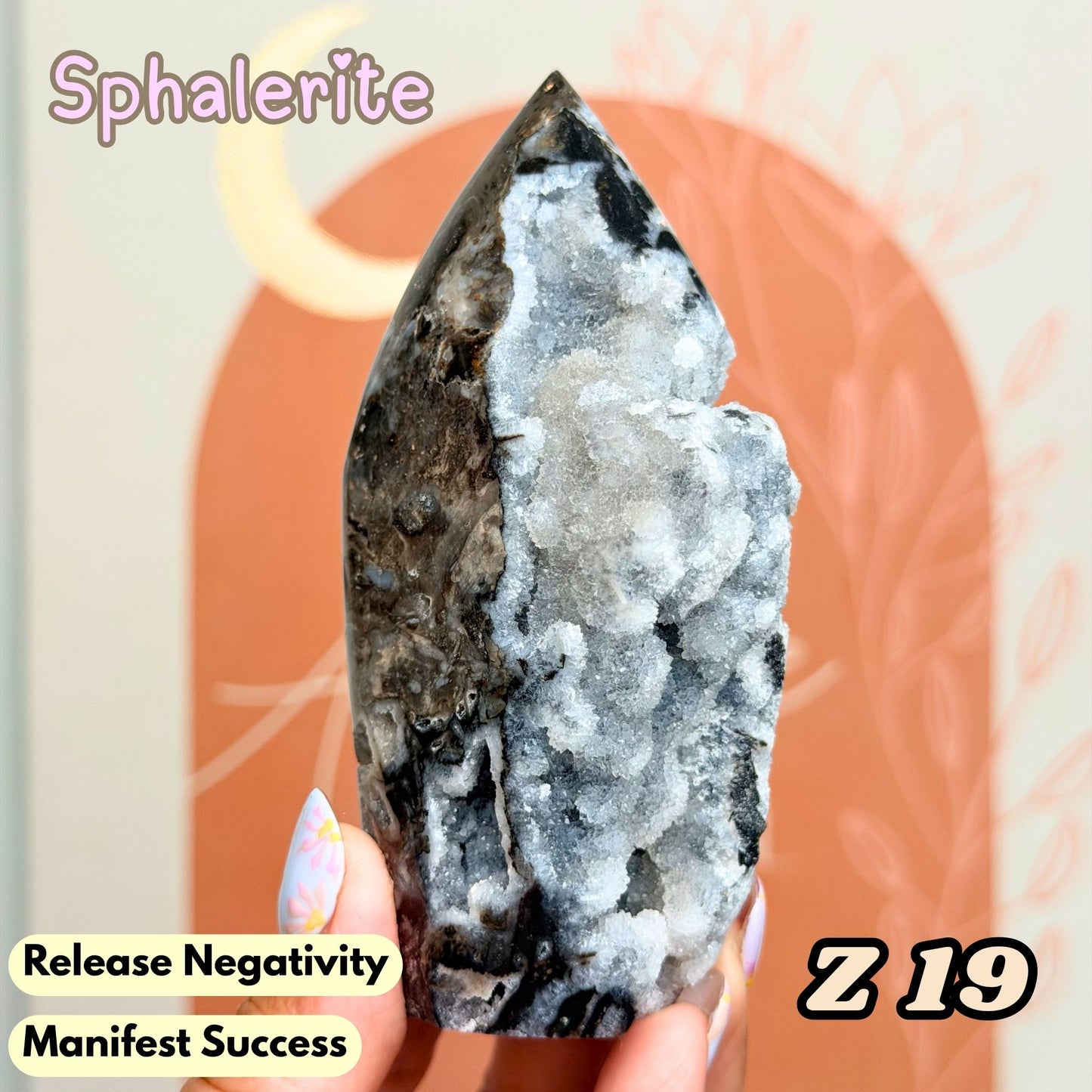 Druzy Sphalerite Flame Freeform | Z19