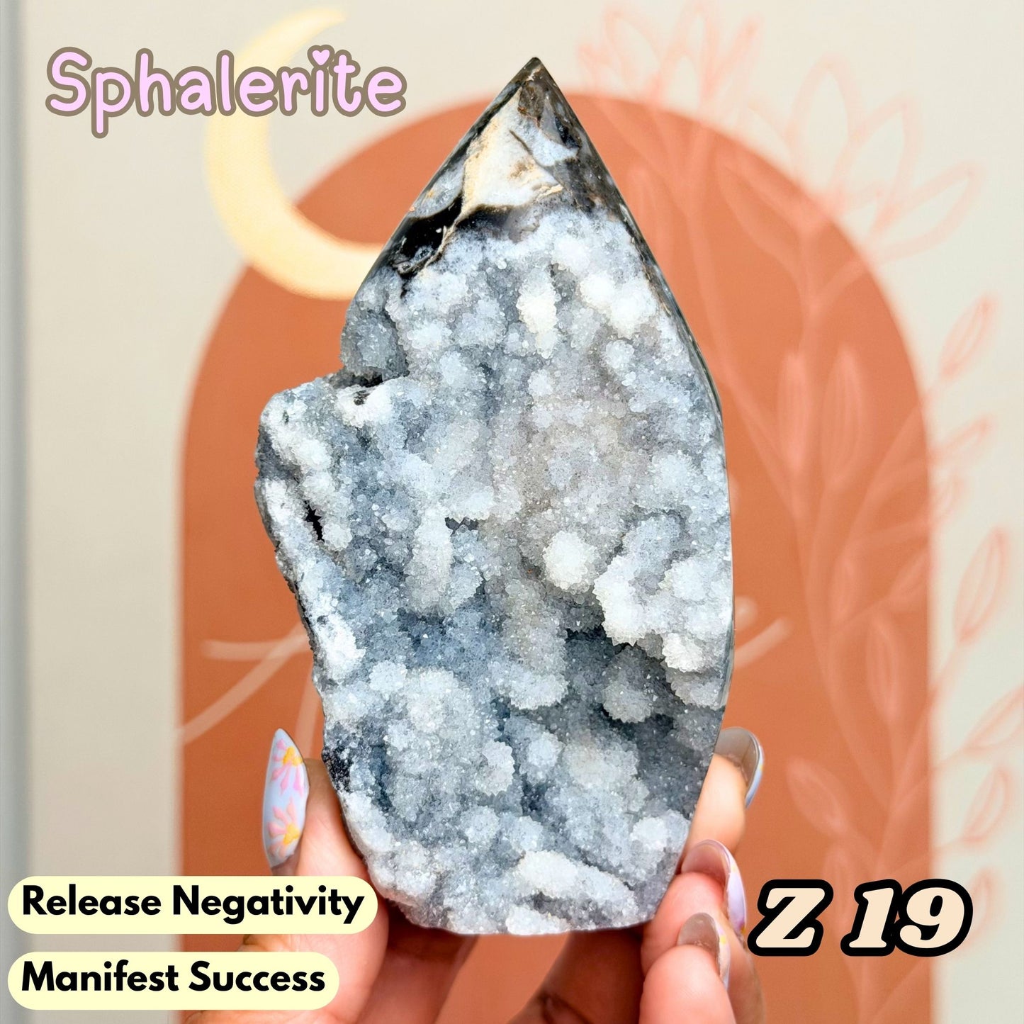 Druzy Sphalerite Flame Freeform | Z19