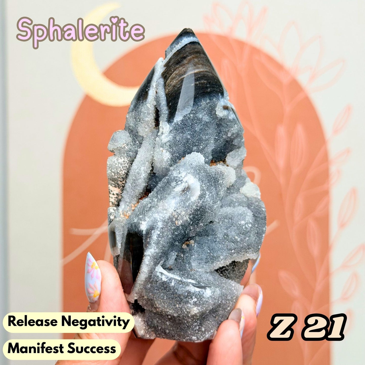 Druzy Sphalerite Flame Freeform | Z21