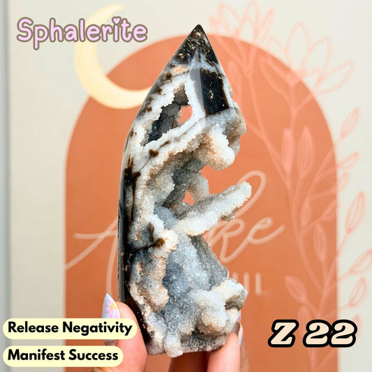 Druzy Sphalerite Flame Freeform | Z22