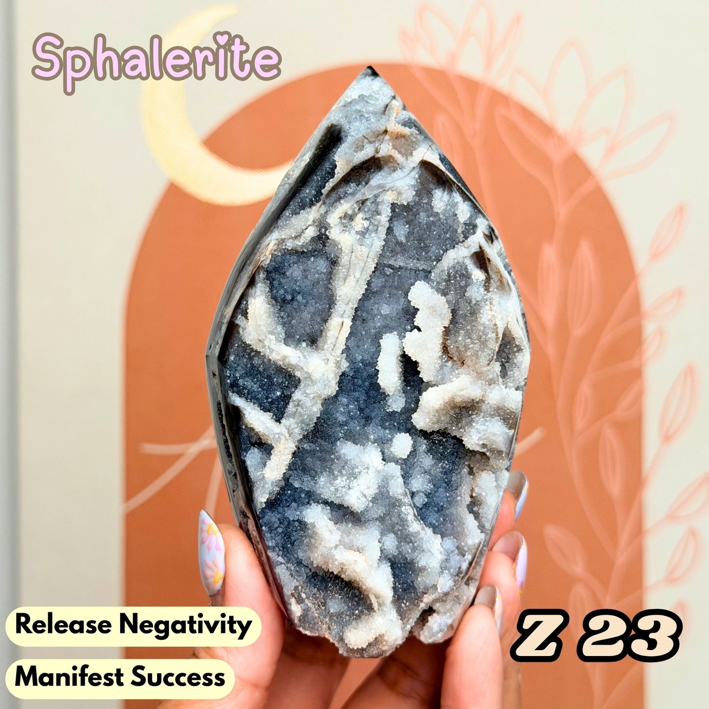 Druzy Sphalerite Flame Freeform | Z23