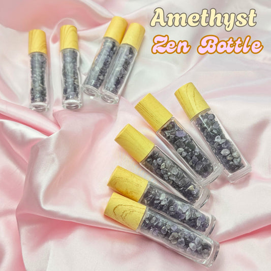 Amethyst Crystals Zen Bottle