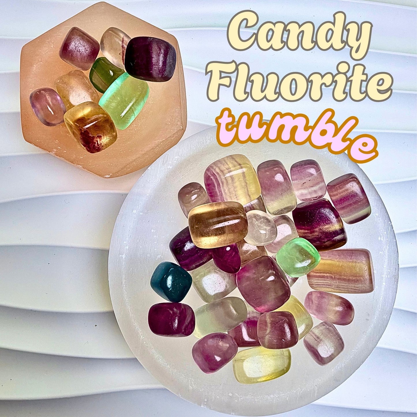 Candy Fluorite Tumbled Stone | Intuitively Chosen