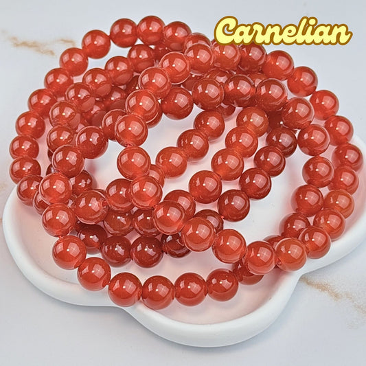 Carnelian 8mm Bracelet