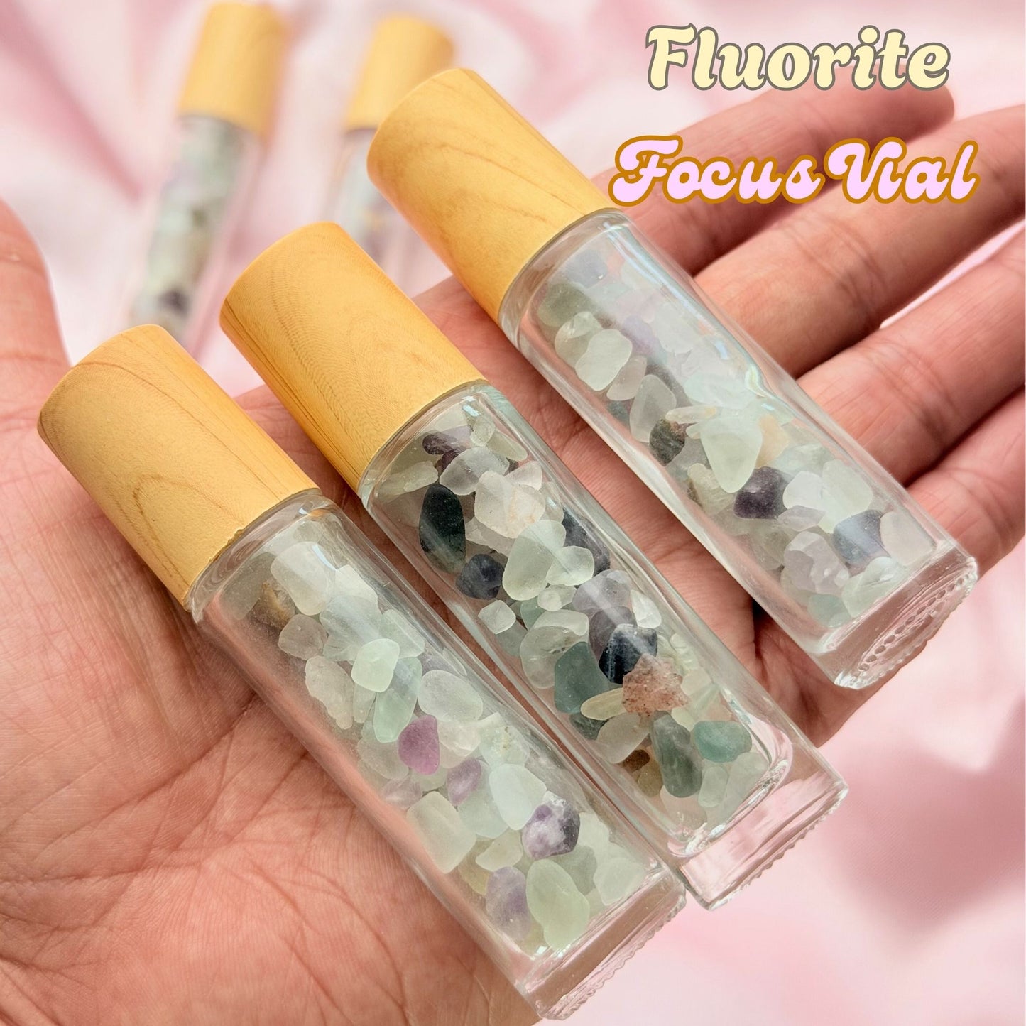 Fluorite Crystals Focus Vial