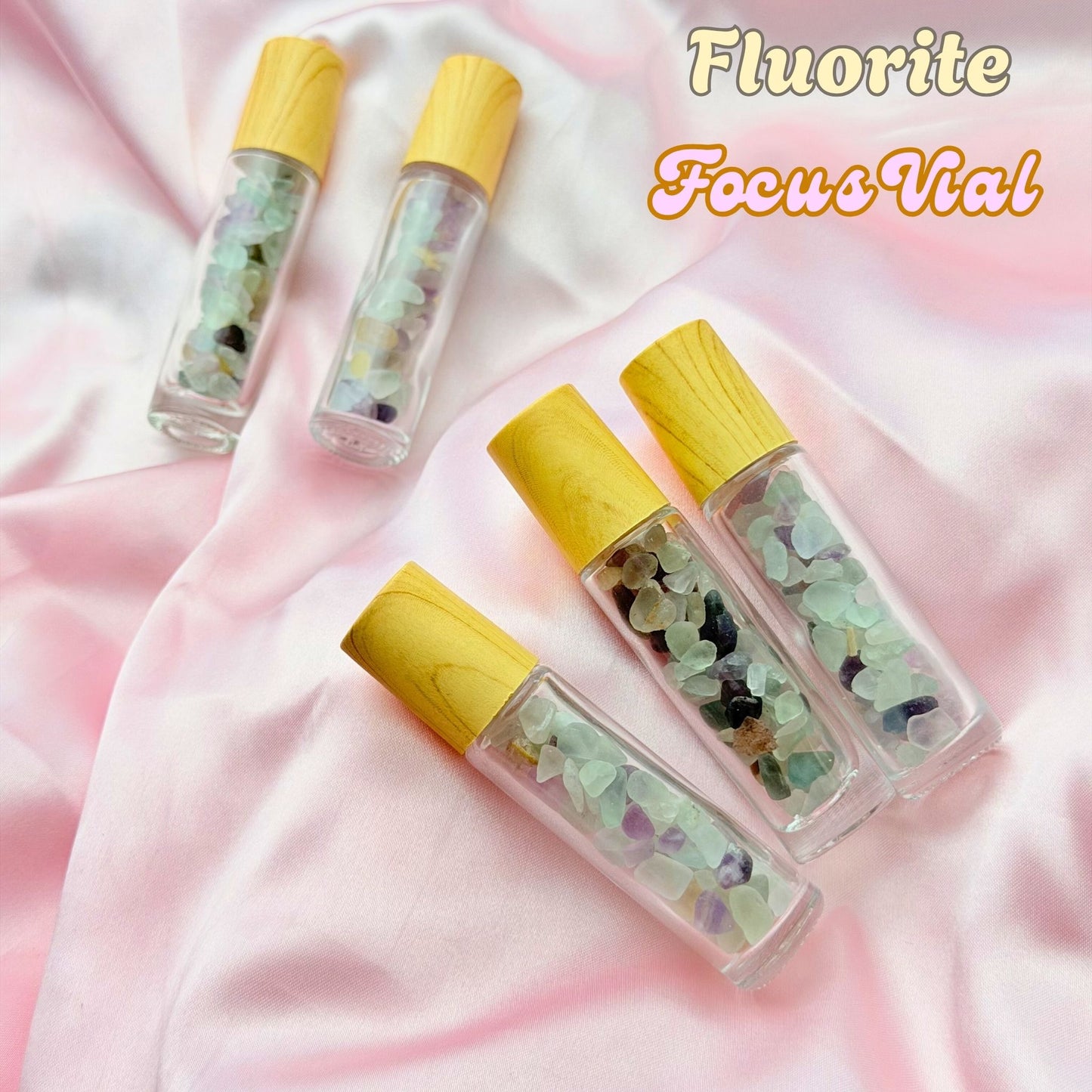 Fluorite Crystals Focus Vial