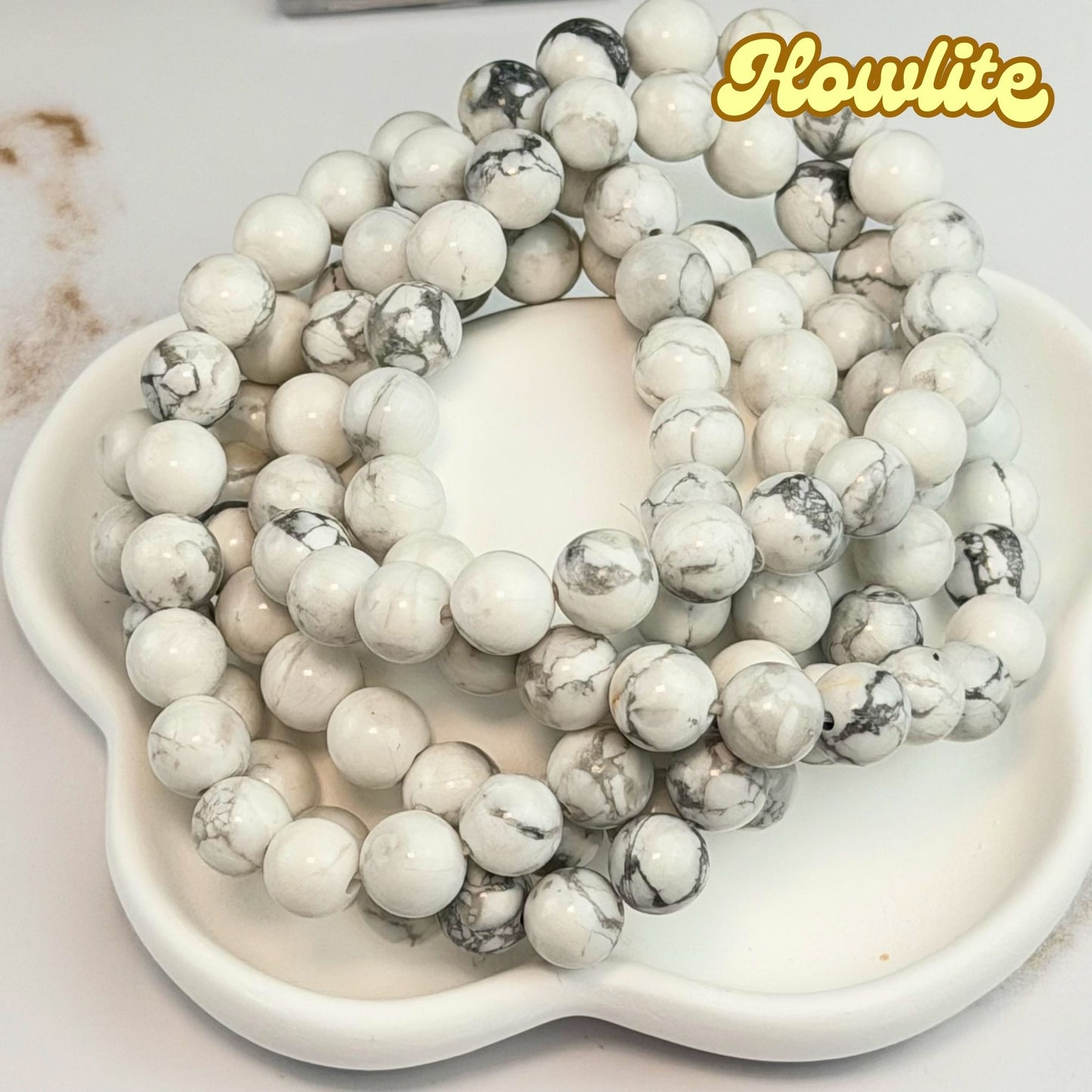 Howlite 8mm Bracelet
