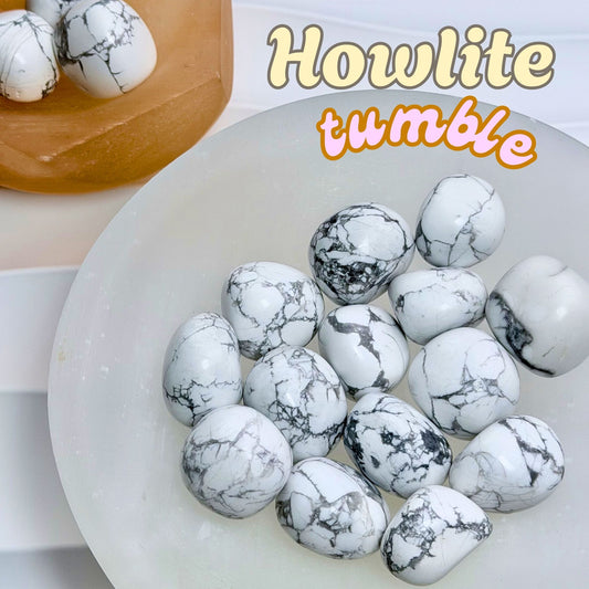 Howlite Tumbled Stone