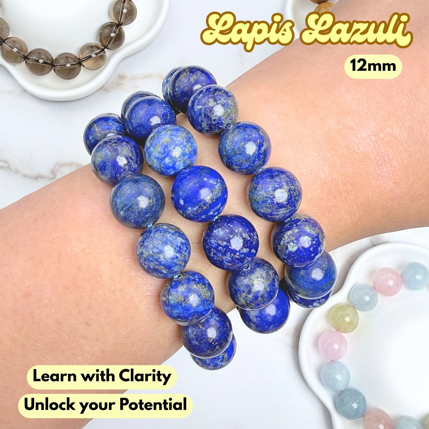 Lapis Lazuli 12mm Bracelet