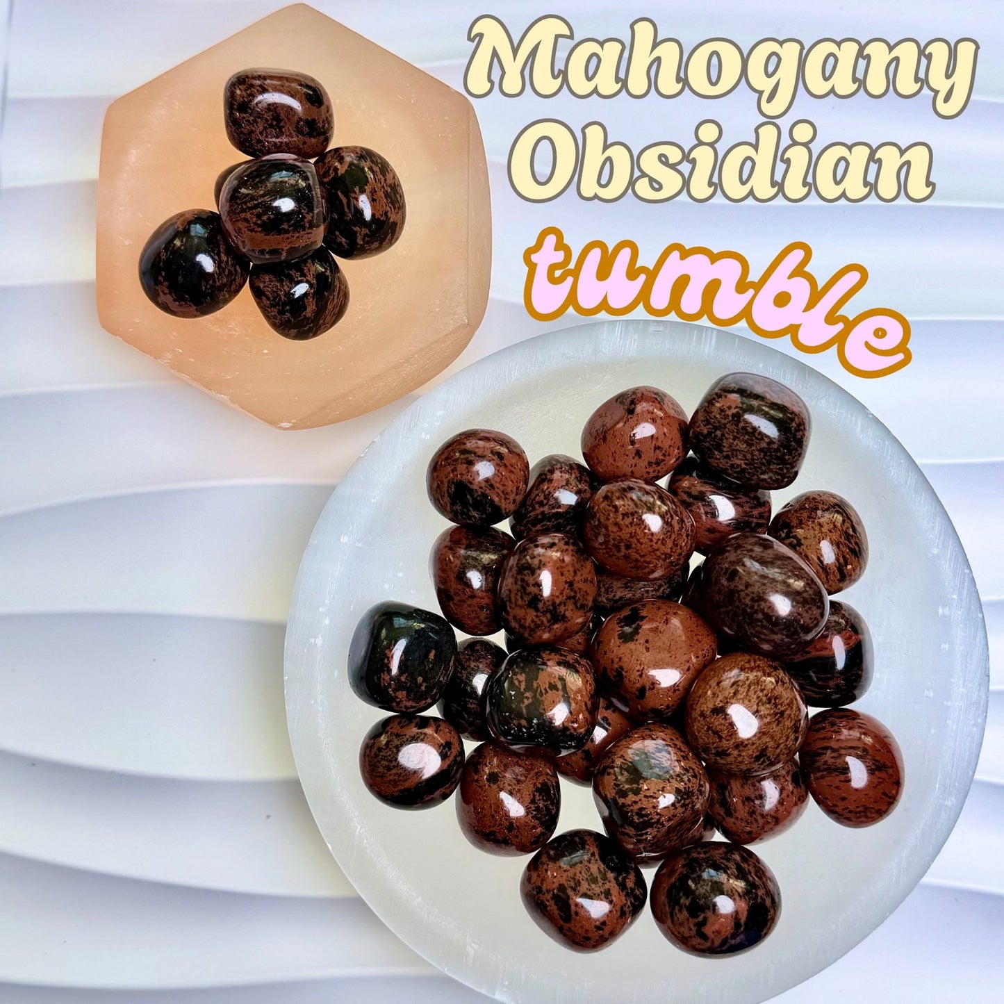 Mahogany Obsidian Tumbled Stone | Intuitively Chosen