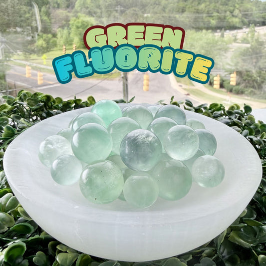 Green Fluorite Mini Sphere