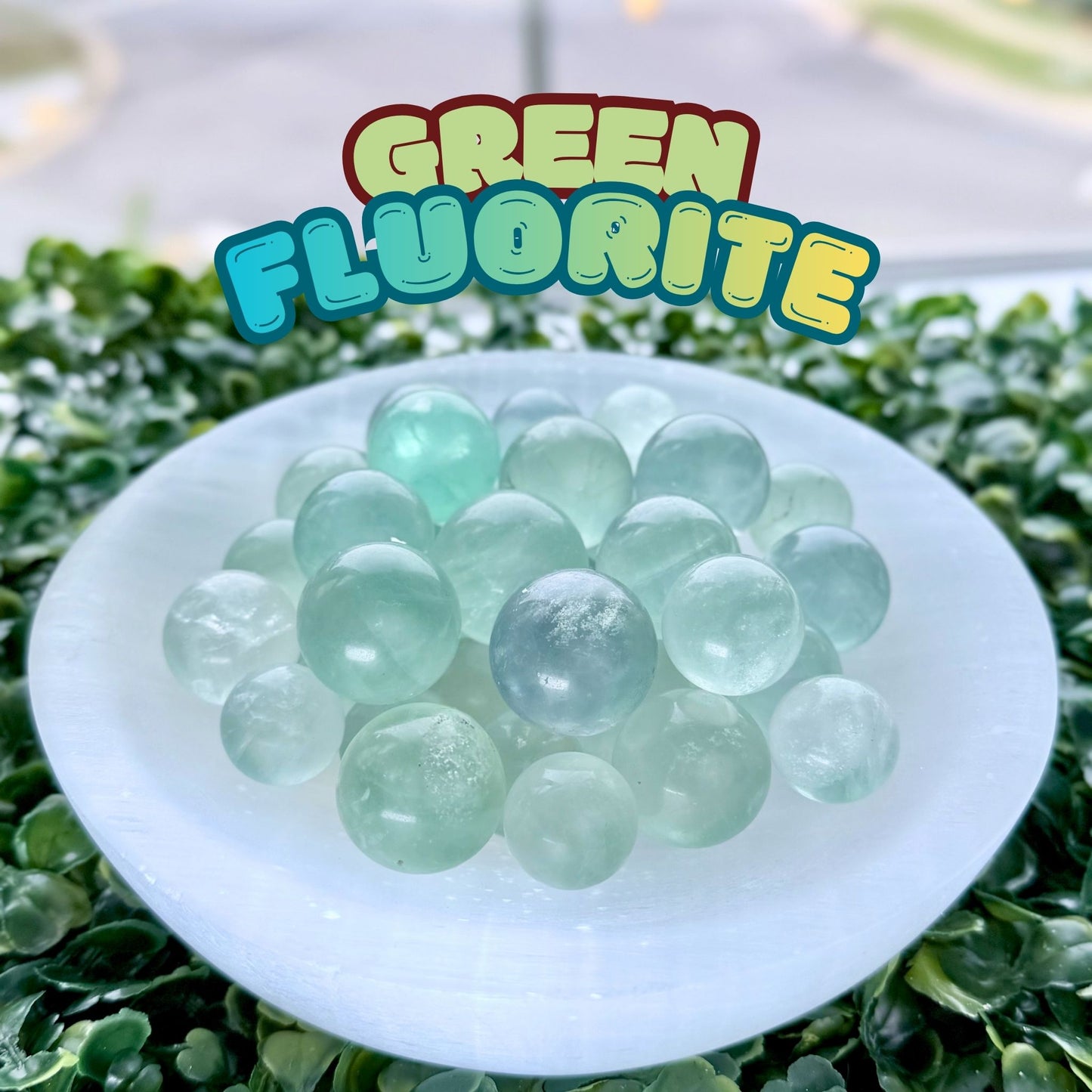 Green Fluorite Mini Sphere