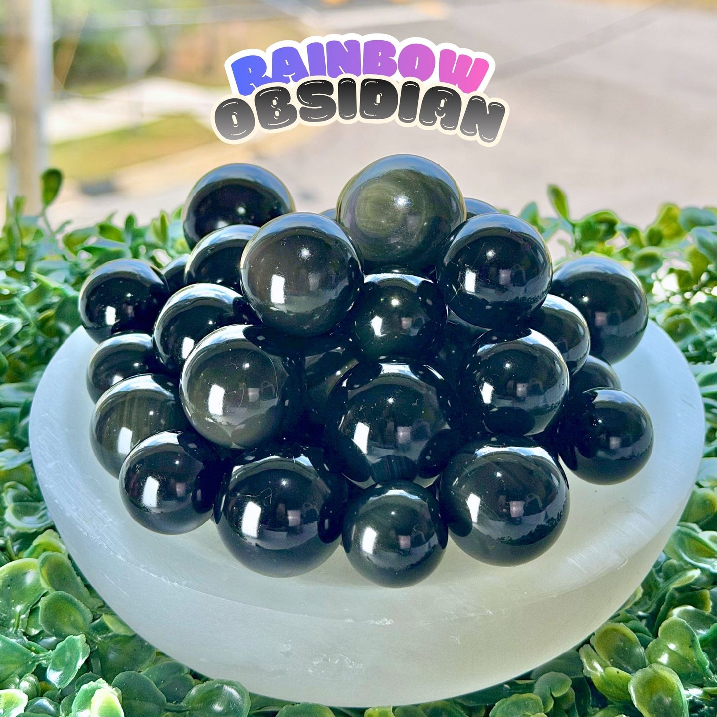 Rainbow Obsidian Mini Sphere