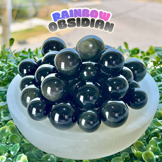 Rainbow Obsidian Mini Sphere