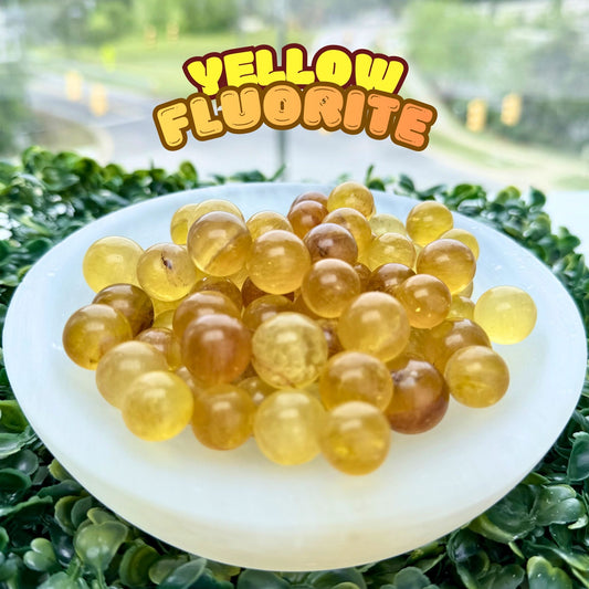 Yellow Fluorite Mini Sphere