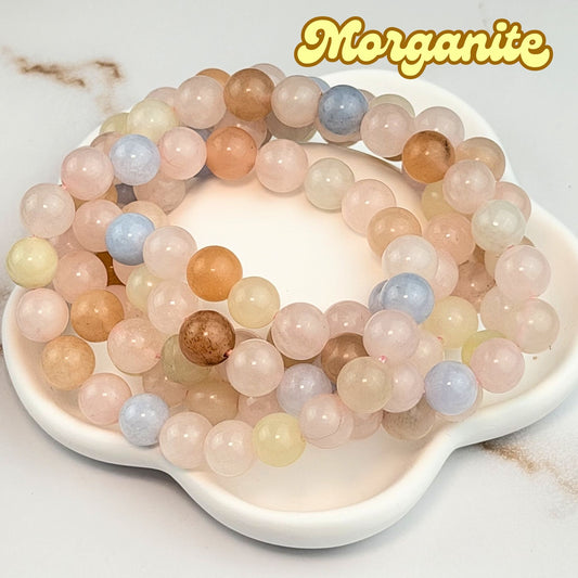 Morganite 8mm Bracelet